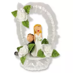 Svadobná figurka na tortu 1 ks prinútený ženích