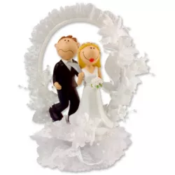 Svadobná figúrka na tortu 1ks nešťastný ženích 220mm