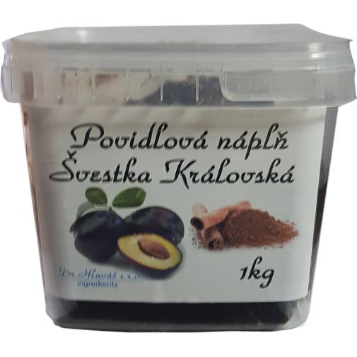 Lekvárová náplň SLIVKA Kráľovská+škorica/rum 1 kg