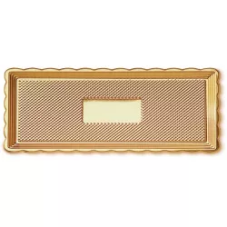 Podložka pod tortu, roládu 15x40 Zlatá
