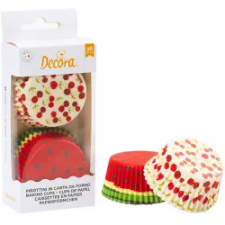 Formičky na muffiny 36 ks – třešně a melón