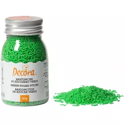 Cukrové zdobenie tyčinky zelené 90 g