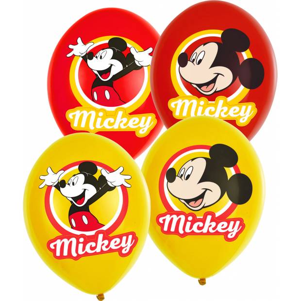Nafukovacie balóniky Mickey 6 ks 27,5 cm