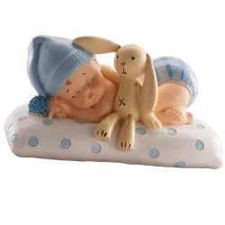 Figúrka na tortu spiace dieťa chlapček