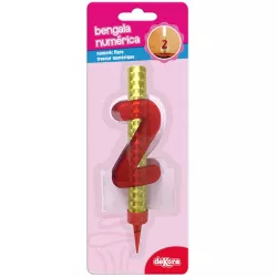 Dortová fontána s číslom 2