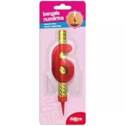 Dortová fontána s číslom 6