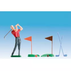 Figúrka na tortu golfista