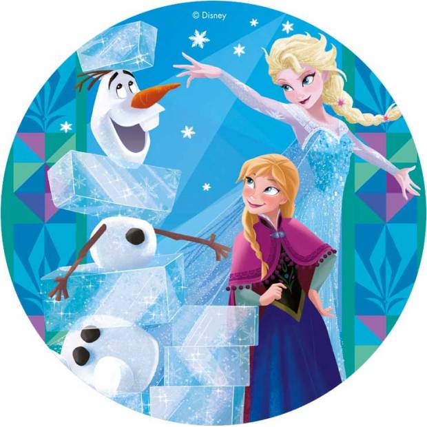 Jedlý papier Ľadové kráľovstvo - Frozen 20cm