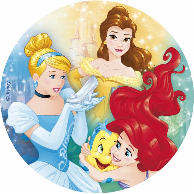 Jedlý papier princezné Disney 20 cm