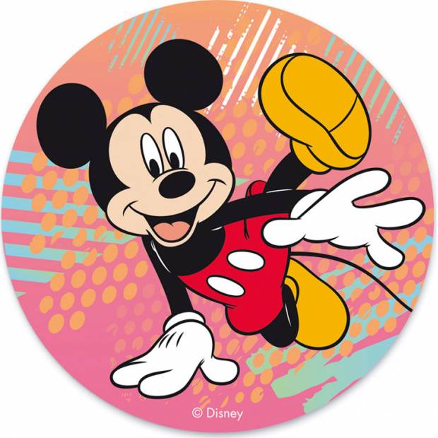 Jedlý papier myšiak Mickey break dance 20 cm