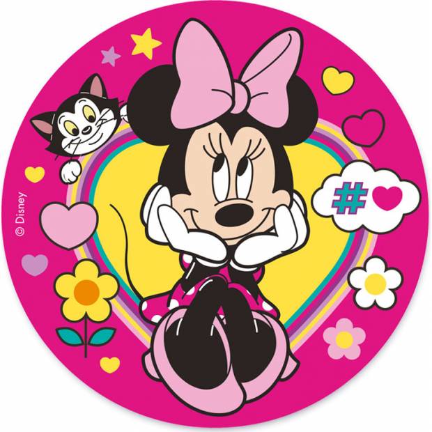 Jedlý papier zasnená Minnie 20 cm