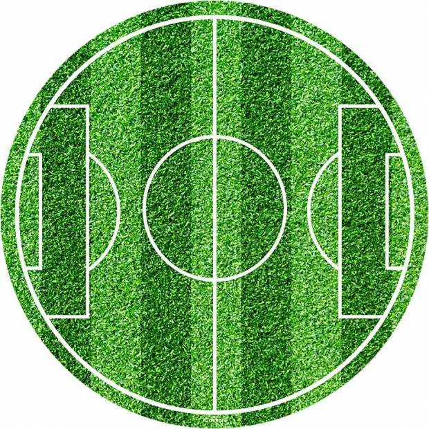 Jedlý papier na tortu futbalové ihrisko 20 cm