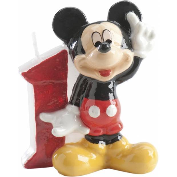 Tortová sviečka Mickey 6,5 cm číslo 1