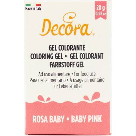 Gélová farba svetlo ružová 28 g baby pink