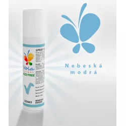 Sprejová farba pastelová na čokoládu AF (nebeská modrá) 100 ml