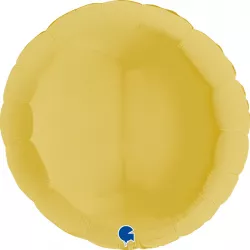 Nafukovací balónek kulatý 91 cm žltý