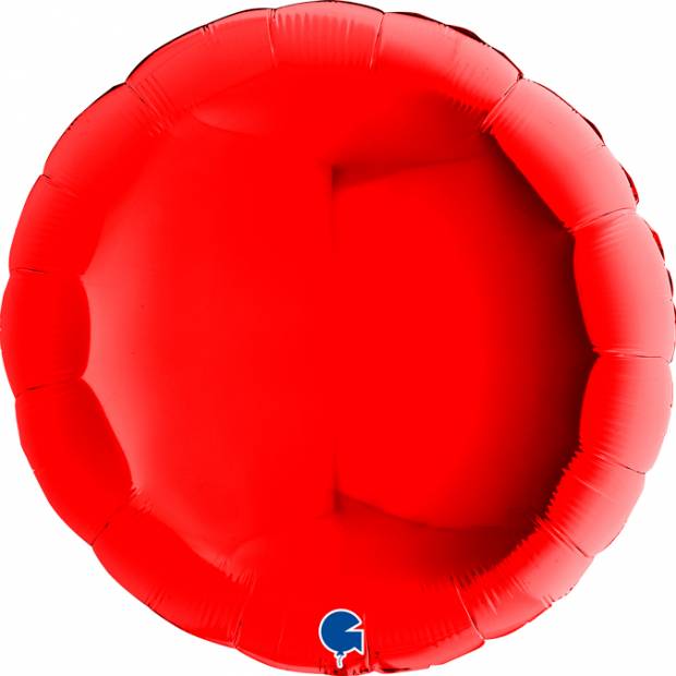 Nafukovací balónik okrúhly 91 cm červený