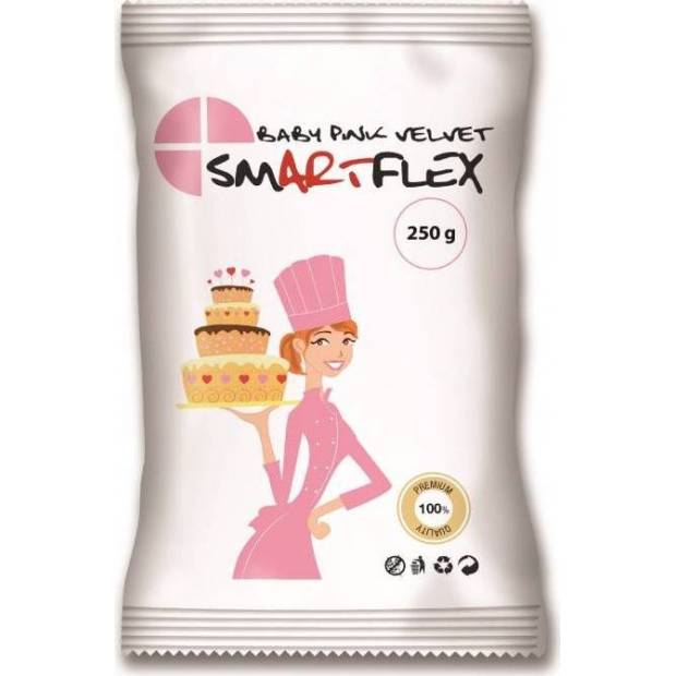 Smartflex Baby Pink Velvet Vanilka 0,25 kg vo vrecúšku 0162 dortis