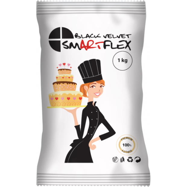 Smartflex Black Velvet Vanilka 1 kg vo vrecúšku 0302 dortis