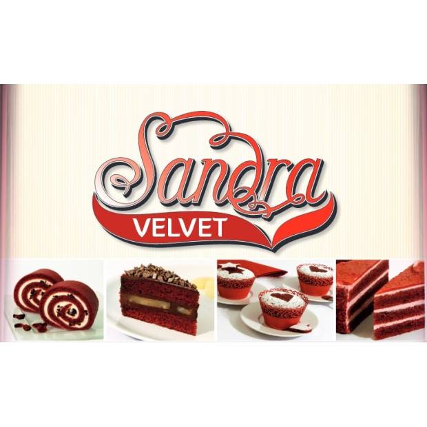 Sandra Velvet zmes na výrobu liatych zmesí s červenou farbou (5 kg)