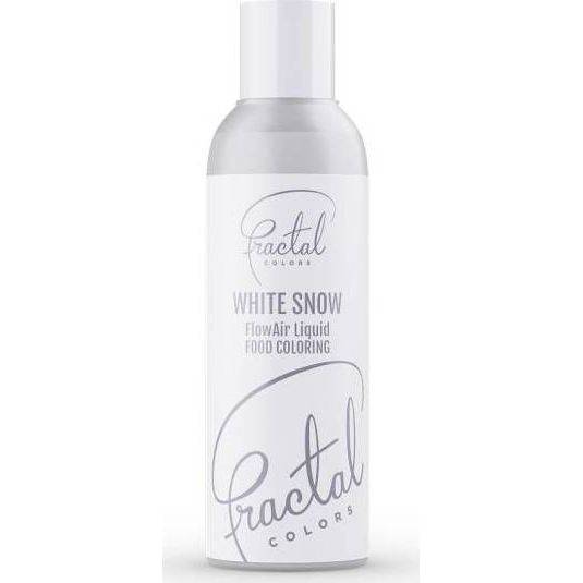 Dekoratívna tekutá farba na airbrush Fractal - White Snow (100 ml)