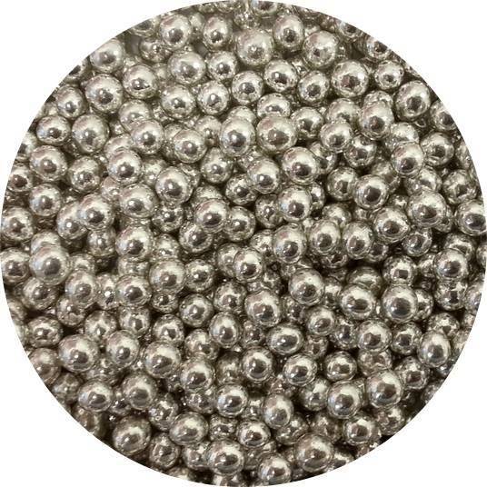 Cukrové perly strieborné malé (50 g) AMO31 dortis