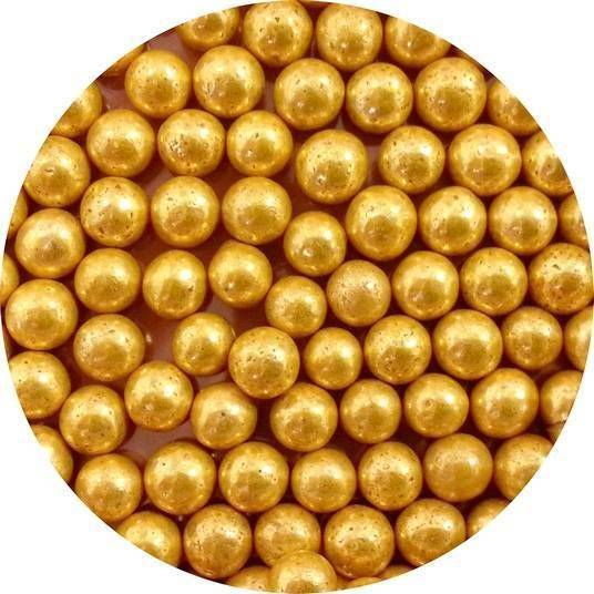 Cukrové perly zlaté veľké (1 kg)