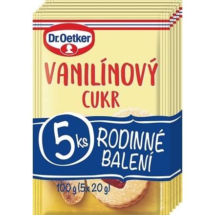 Dr. Oetker Vanilínový cukor 5 x 20 g (100 g) DO0058 dortis