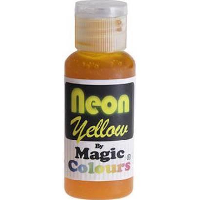 Gélová neónová farba Magic Colours (32 g) Neon Yellow