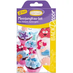 Cukrová dekorácia morské svetlo 8 ks