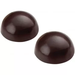 Forma na čokoládu profesionál SEMIKRUHOVÁ