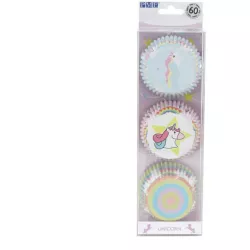 Košíčky na muffiny, jednorožce 60 ks