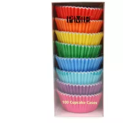 100 ks farebných papierových košíčkov na muffiny