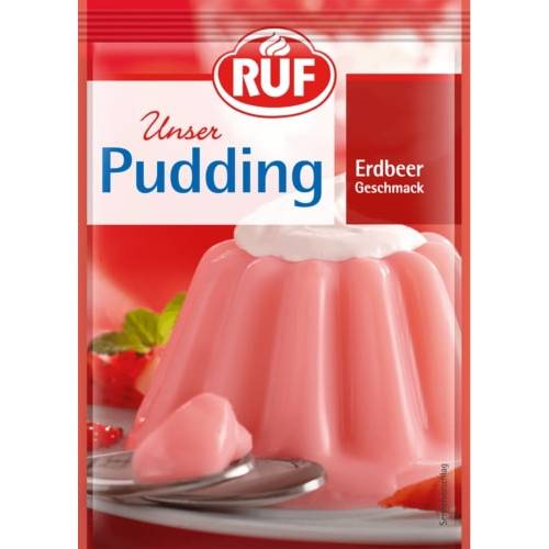 Jahodový puding 3 x 38 g