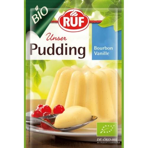 Organický vanilkový puding