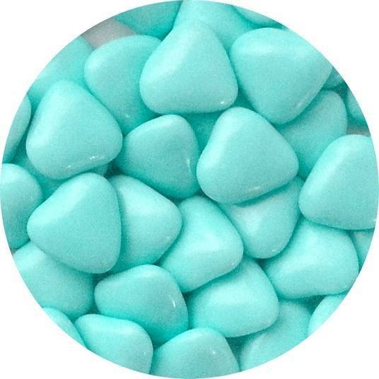 Čokoládové srdiečka modré (50 g) AMO015 dortis