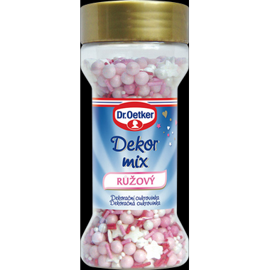Dr. Oetker Dekor mix ružový (50 g) DO0033 dortis