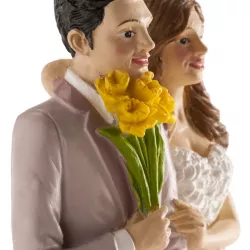 Svadobná figúrka na tortu šťastný pár