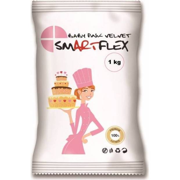 Smartflex Baby Pink Velvet Vanilka 1 kg vo vrecúšku 0305 dortis