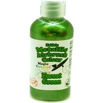 Airbrush farba perleťová Magic Colours (55 ml) Forest Green ABMFOR dortis