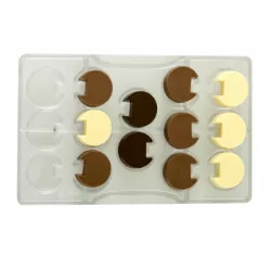 Forma na čokoládu 3D - kolieska