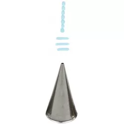 Cukrárenská zdobiaca špička guľatá 0/1