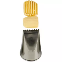 Cukrárenská zdobiaca špička plochá na strojované pečivo - banánky 897/1D