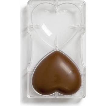 Forma na čokoládu 3D - srdce
