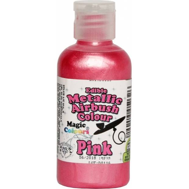 Airbrush farba perleťová Magic Colours (55 ml) Pink ABMPNK dortis