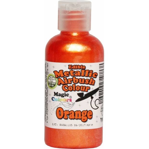 Airbrush farba perleťová Magic Colours (55 ml) Orange ABMRNG dortis