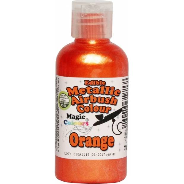 Airbrush farba perleťová Magic Colours (55 ml) oranžová ABMRNG dortis