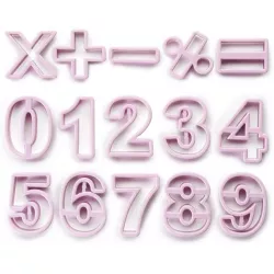 Sada vykrajovačov čísla