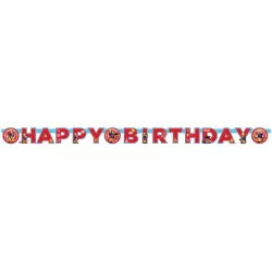 Girlanda k narodeninám hasič Sam 180x15 cm