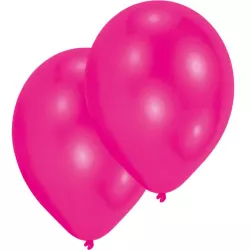 Latexové balónky tmavě růžové 10ks 27,5cm